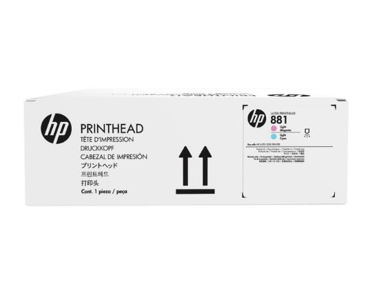 Picture of HP 881 Light Cyan /Light Magenta Latex Printhead for HP Latex 1500, 3200, 3600 - CR329A