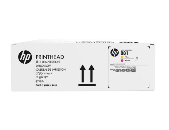 Picture of HP 881 Yellow and Magenta Latex Printhead for HP Latex 1500, 3200, 3600 - CR327A