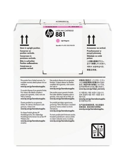 Picture of HP 881 5-liter Light Magenta Latex Ink Cartridge for HP Latex 1500, 3200 - CR336A