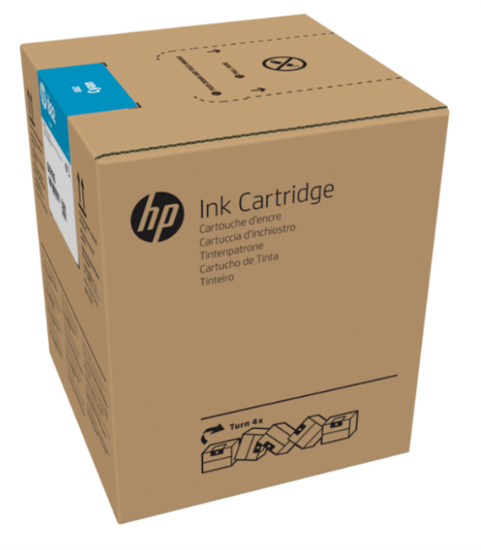 Picture of HP 882 5-liter Cyan Latex Ink Cartridge for R2000 - G0Z10A