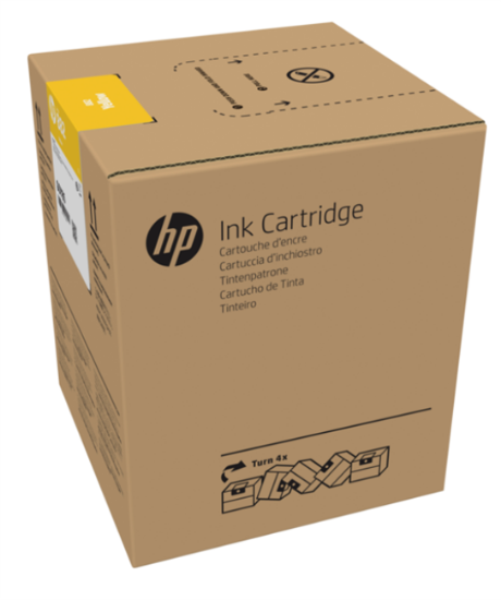 Picture of HP 882 5-liter Yellow Latex Ink Cartridge for R2000 - G0Z12A
