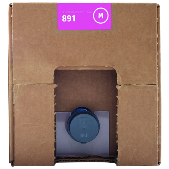 Picture of HP 891 10L Yellow Latex Ink Cartridge For HP Latex 3200/3600 Printers - G0Y74A