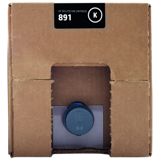 Picture of HP 891 10L Black Latex Ink Cartridge For HP Latex 3200/3600 Printers - G0Y75A