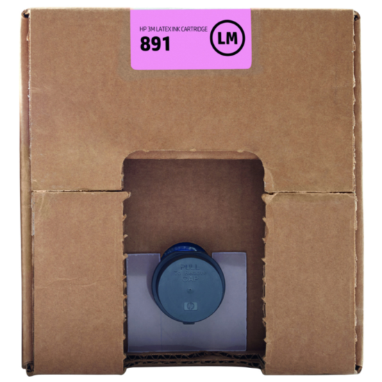 Picture of HP 891 10L Light Magenta Latex Ink Cartridge For HP Latex 3200/3600 Printers - G0Y77A