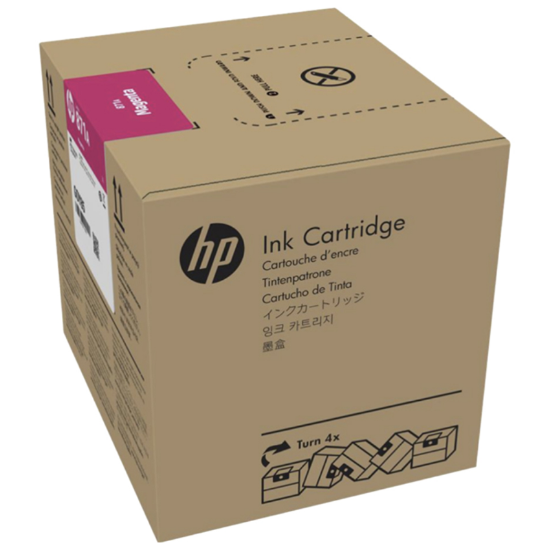 Picture of HP 871B 3L Magenta Latex Ink Cartridge For HP Latex 570 Printer - G0Y80B