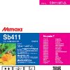 Picture of Sb411 2 Liter Dye sublimation ink pack Magenta T