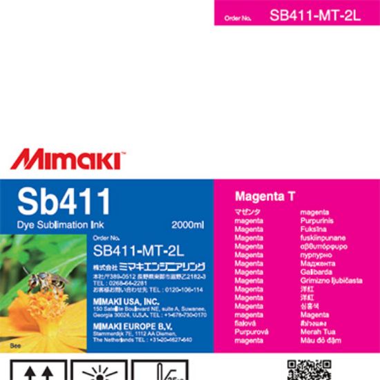 Picture of Sb411 2 Liter Dye sublimation ink pack Magenta T