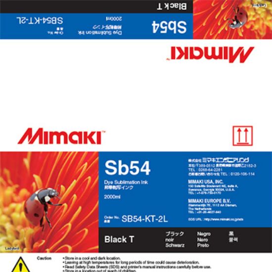 Picture of Sb54 2 Liter Dye sublimation ink pack Black T